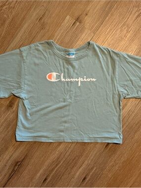 Women’s Champion Cropped Boxy Tee in Mint